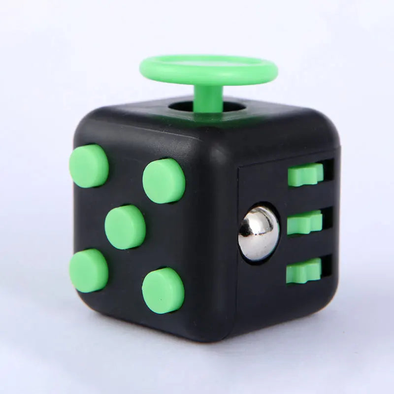 Jouet Anti-Stress Fidget Cube 6 En 1, 3.4Cm 40G, Outil De Décompression Spinner À Main Pour Tdah, Autisme, Anxiété, Soulagement Du Stress, Enfants Et Adultes