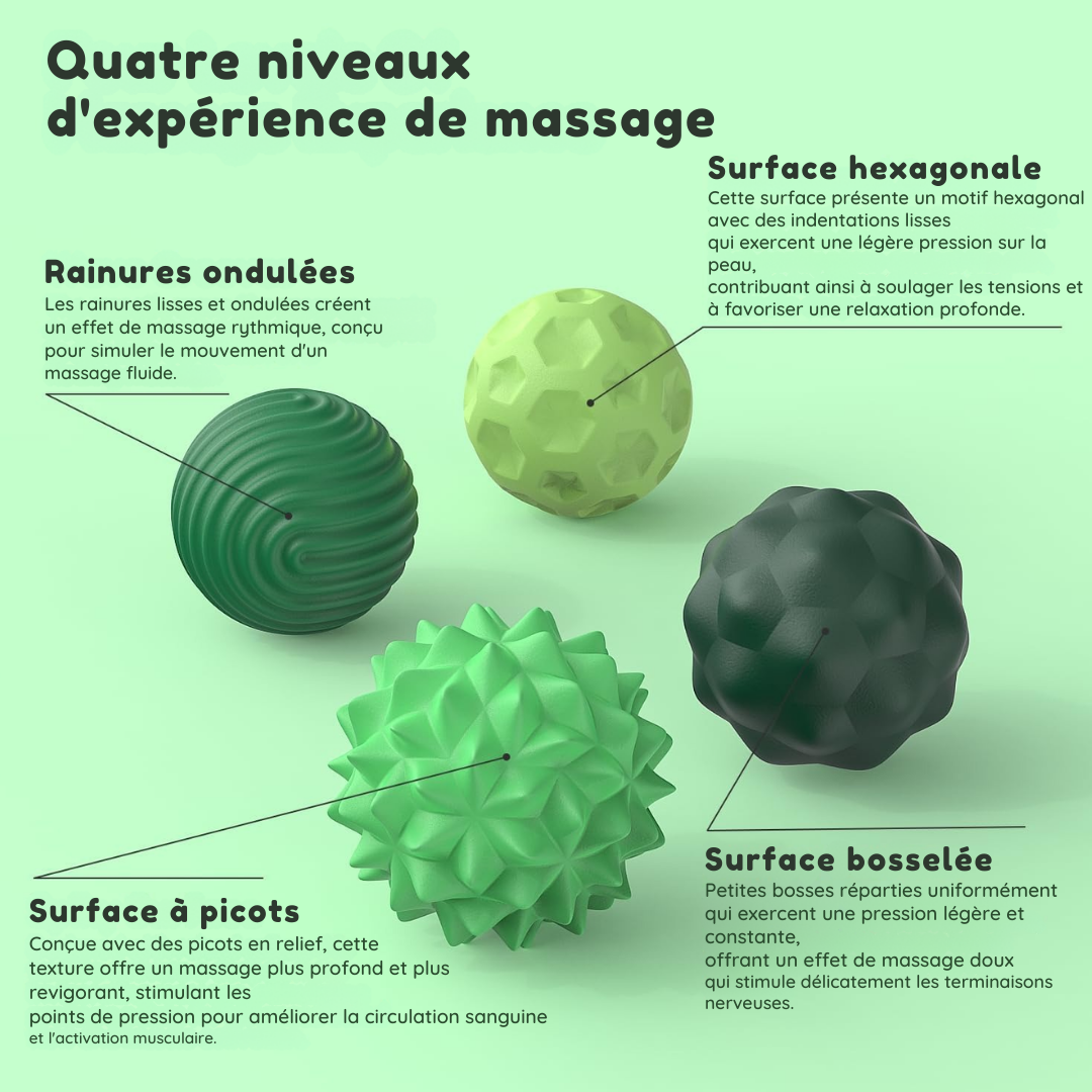 Votre secret anti-stress discret : les balles silencieuses pour un calme instantané.