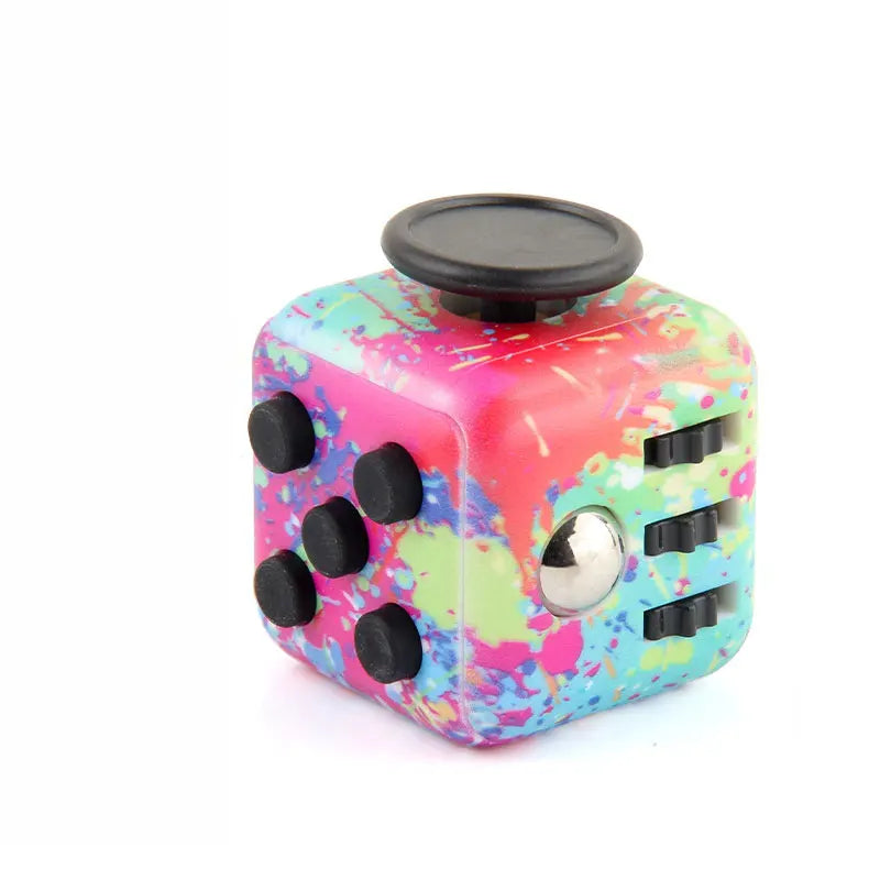 Jouet Anti-Stress Fidget Cube 6 En 1, 3.4Cm 40G, Outil De Décompression Spinner À Main Pour Tdah, Autisme, Anxiété, Soulagement Du Stress, Enfants Et Adultes