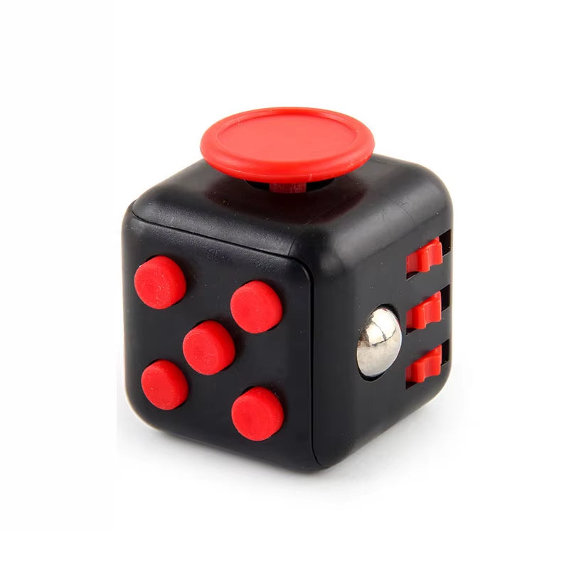 Jouet Anti-Stress Fidget Cube 6 En 1, 3.4Cm 40G, Outil De Décompression Spinner À Main Pour Tdah, Autisme, Anxiété, Soulagement Du Stress, Enfants Et Adultes