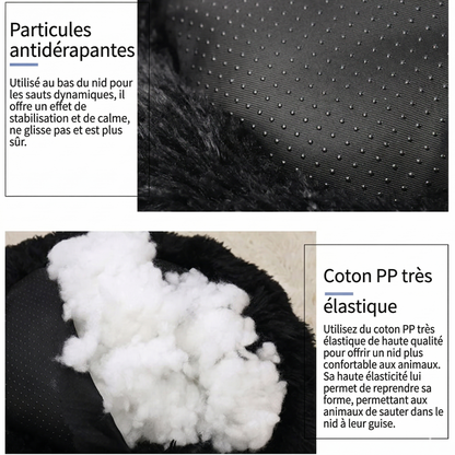 Lit Rond Ultra Douillet pour Animaux – Antistress, Lavable, Plusieurs Tailles (S à XXL)