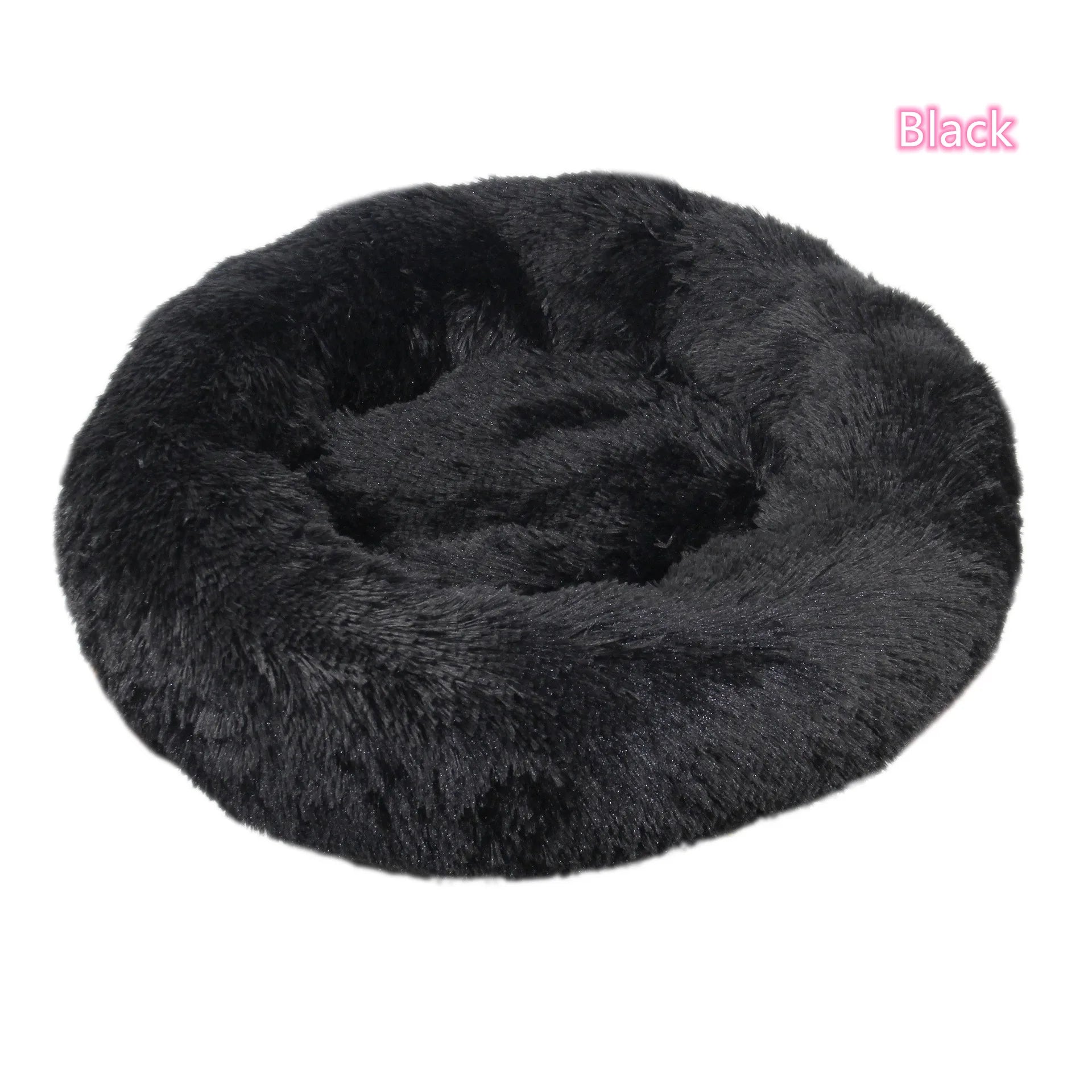 Lit Pour Chat Super Doux En Peluche, Lavable, Pleine Taille, Lit Calme, Beignet, Artefact De Couchage Confortable, Adapté À L'Hiver